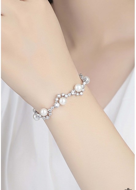 Perlen Strass Armbänder T901556329507
