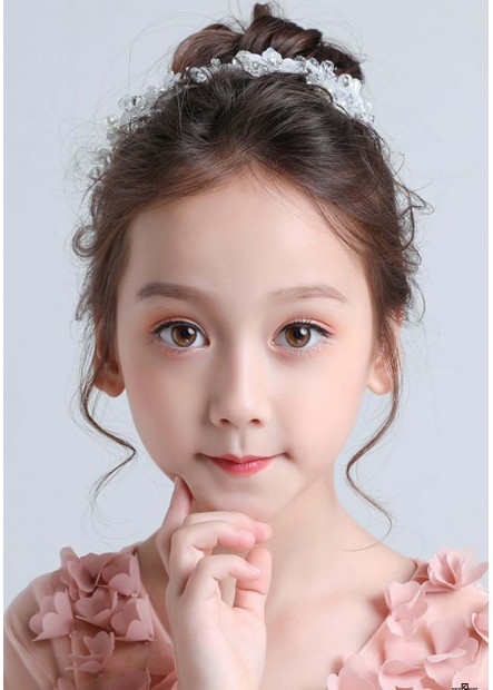 Simple Flower Girl Hair Accessories T901556671582