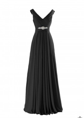 Chiffon Waist Bridesmaid's Dress T901553670705
