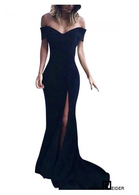Black Long Prom Evening Dress