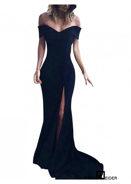 Black Long Prom Evening Dress