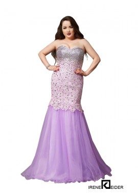 Irenekleider Sexy Plus Size Mermaid Prom Abend Abendkleid