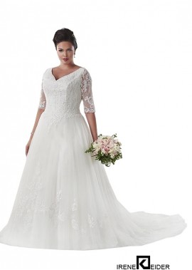 Irenekleider Plus Size Wedding Dress